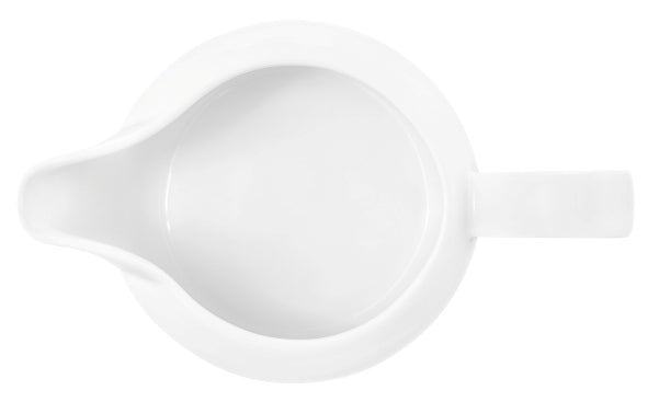 Sauciere aus Porzellan 600 ml | Seltmann Weiden Liberty mit geschwungener Form | Spülmaschinenfest und mikrowellengeeignet