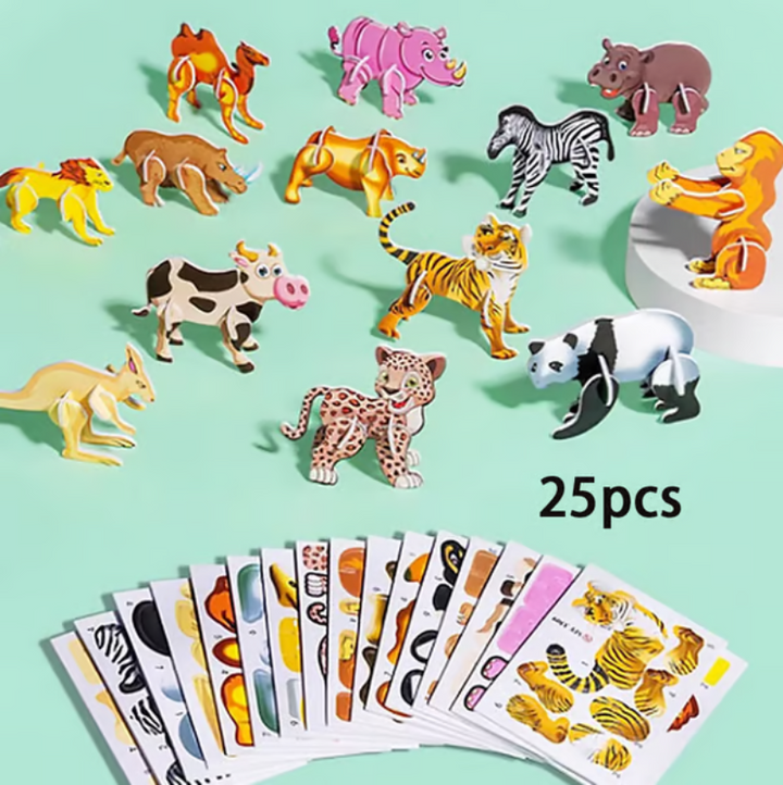 BrainBlox – 3D Cartoon-Puzzle für Kinder