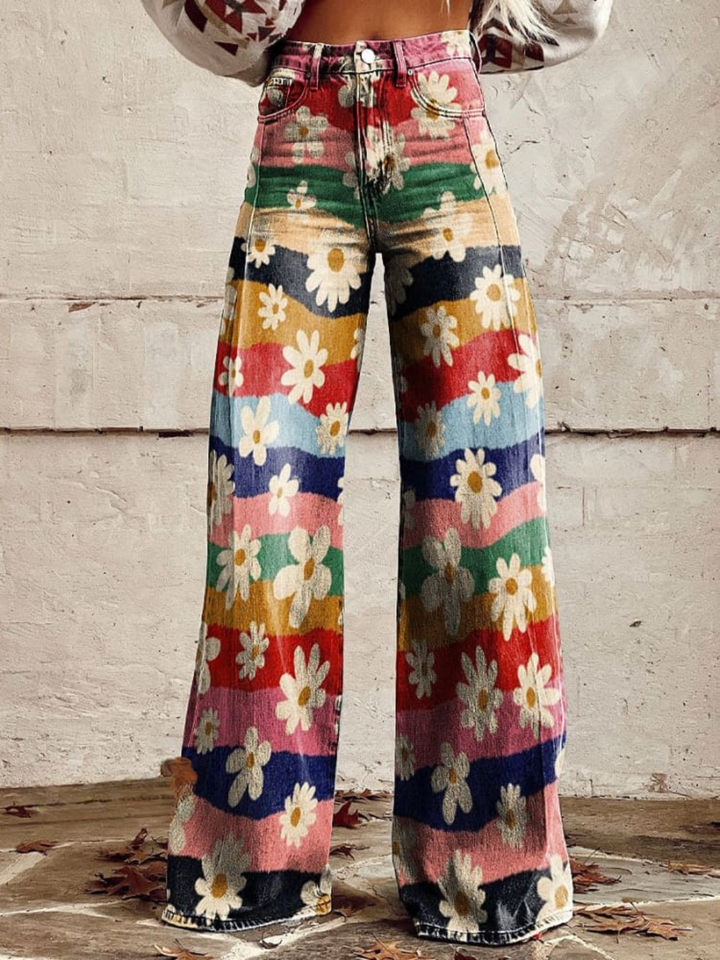 Pantalon élégant Tilly™ avec motif floral