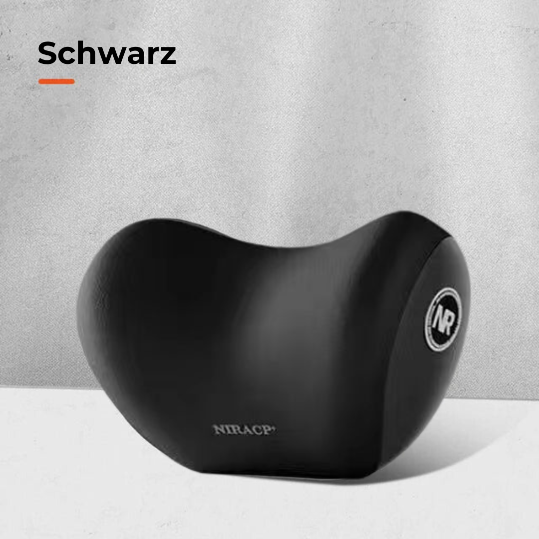 Nacken- &amp; Lendenwirbelkissen fürs Auto | Ergonomische HWS- &amp; Rückenstütze | Memory-Schaum, verstellbar &amp; einfach zu montieren
