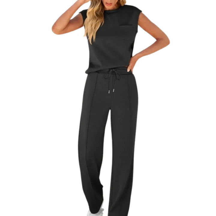 Summer loungewear set for women | Soft &amp; breathable, light &amp; airy | Co-ord two-piece for home &amp; on the go | Relaxed fit