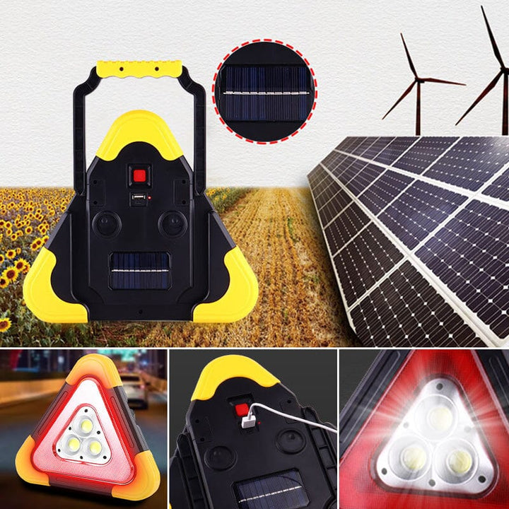 Triangolo di emergenza LED | ricaricabile | power bank da 1800 mAh | 4 modalità di luce