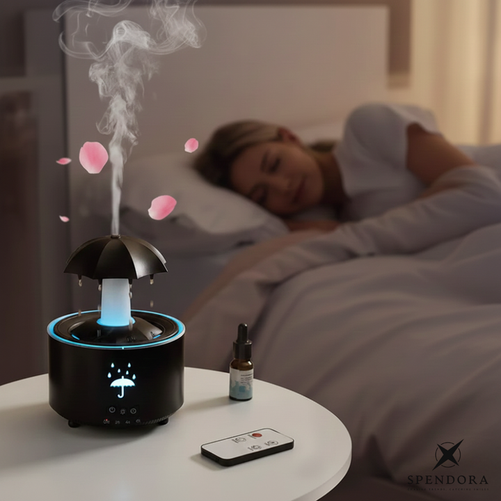 Aroma Diffuser | Ultraschall-Luftbefeuchter mit 300-ml-Wassertank, LED-Beleuchtung und automatischer Abschaltung