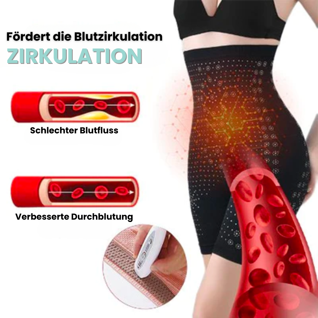 Detox Körperanzug mit Graphenfaser | Wärmezirkulation &amp; Komfort-Passform | Unterstützt Wohlbefinden, Lymphfluss &amp; Silhouette