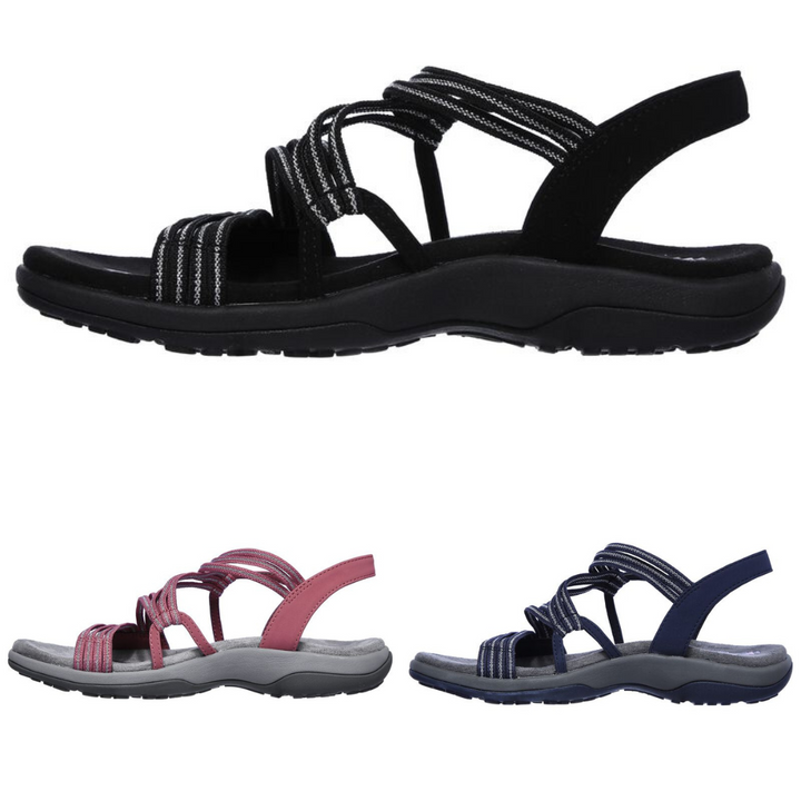 Damen Komfort-Sandalen mit rutschfester Sohle | Ergonomisch &amp; bequem für Sommer | Kathrin Sandalen