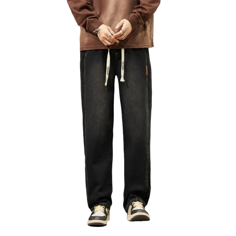 Herren Straight Jeans | Locker geschnittene Jeans mit geradem Bein