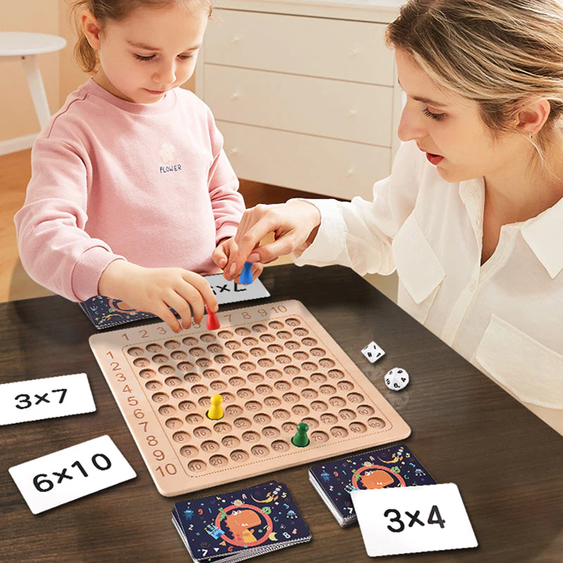 Montessori Mathe-Brettspiel für Kinder | Fördert kritisches Denken &amp; Problemlösen | Lernspiel für Familie &amp; Gruppen