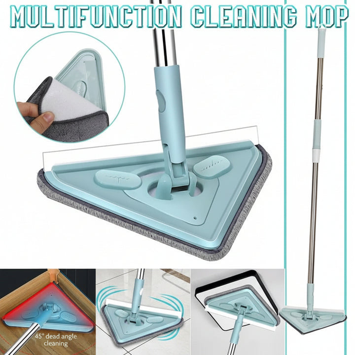 Dreieck-Wischer | 360° drehbar mit 26 cm Wischkopf für Ecken und Kanten