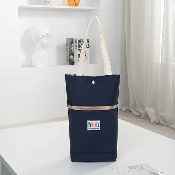 Umhängetasche | Multifunktionale Schultertasche mit Getränkehalter für Alltag und Freizeit