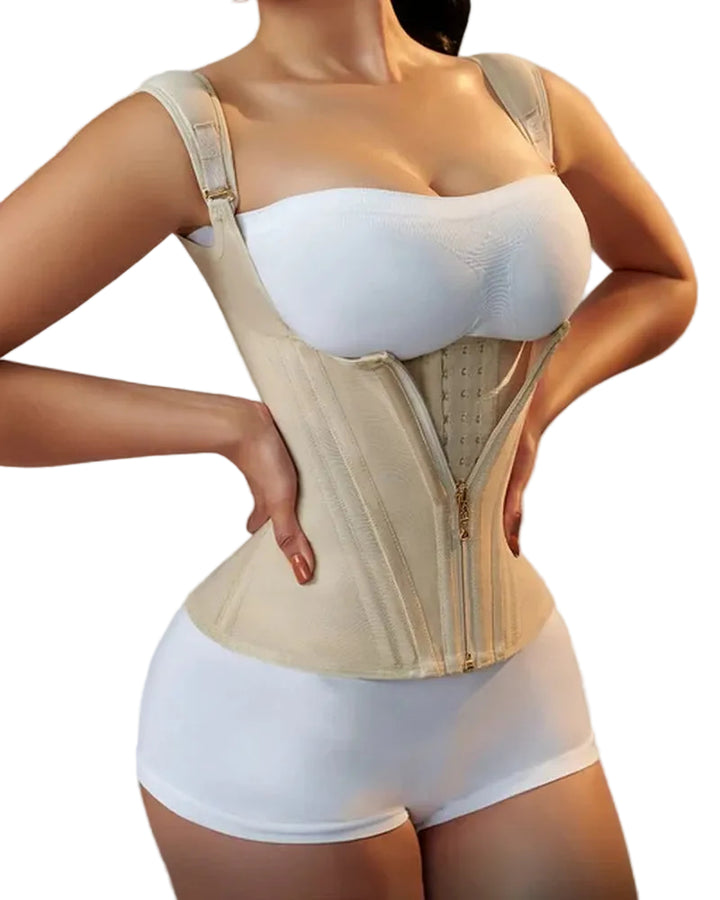 Damen Shapewear Korsett Body | Figurformender Body Shaper mit Starker Unterstützung | Atmungsaktiv &amp; Komfortabel