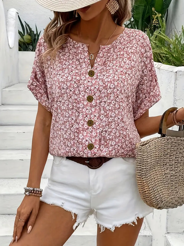 Lina – Top estivo corto con tocco femminile