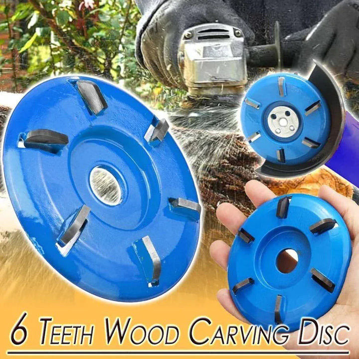 WoodShaper – 6-Tooth Carving Disc for Precise Cuts