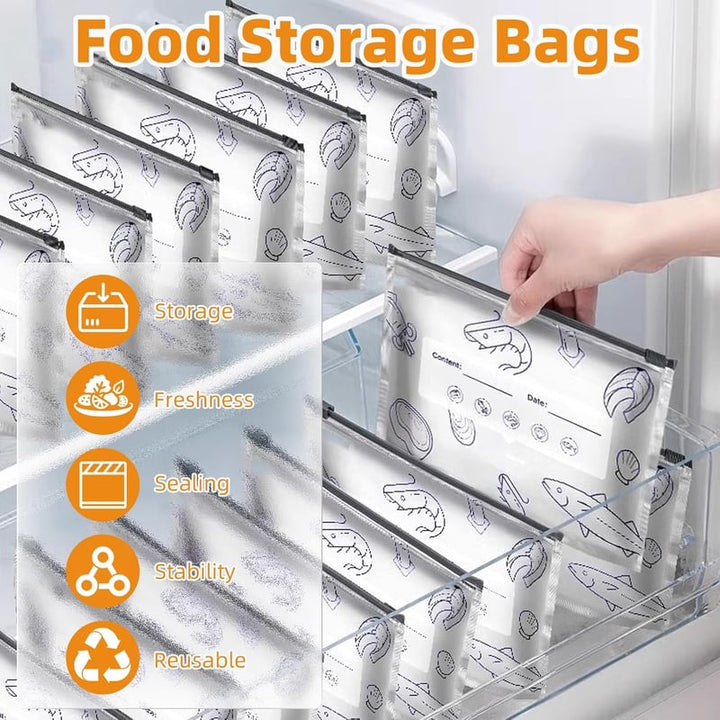 FreshKeep – Sacs de rangement réutilisables en feuille d&