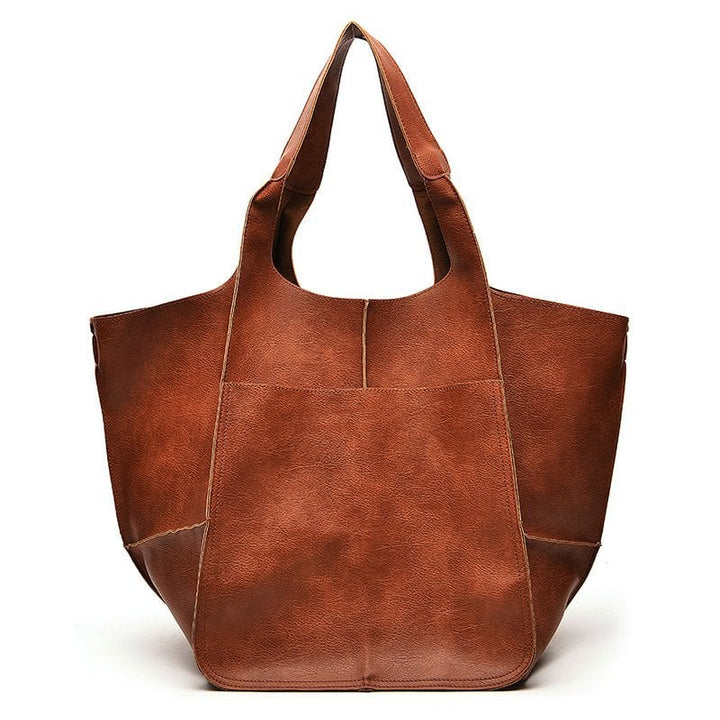 Damen Shopper Tasche aus Kunstleder | Große Handtasche mit Viel Stauraum | Elegant, Geräumig &amp; Perfekt für Alltag und Reisen