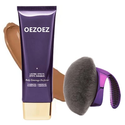 Complexion perfecter for body &amp; face | 24h coverage waterproof, sweatproof &amp; smudge-proof | Conceals scars/veins/tattoos | 6 shades