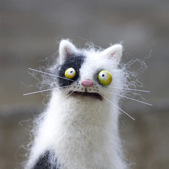 🎁Gyapjúfilc társak – különc kézzel készített kísérők🐱