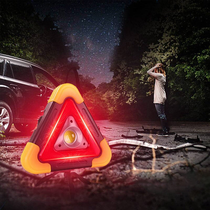 Triangolo di emergenza LED | ricaricabile | power bank da 1800 mAh | 4 modalità di luce