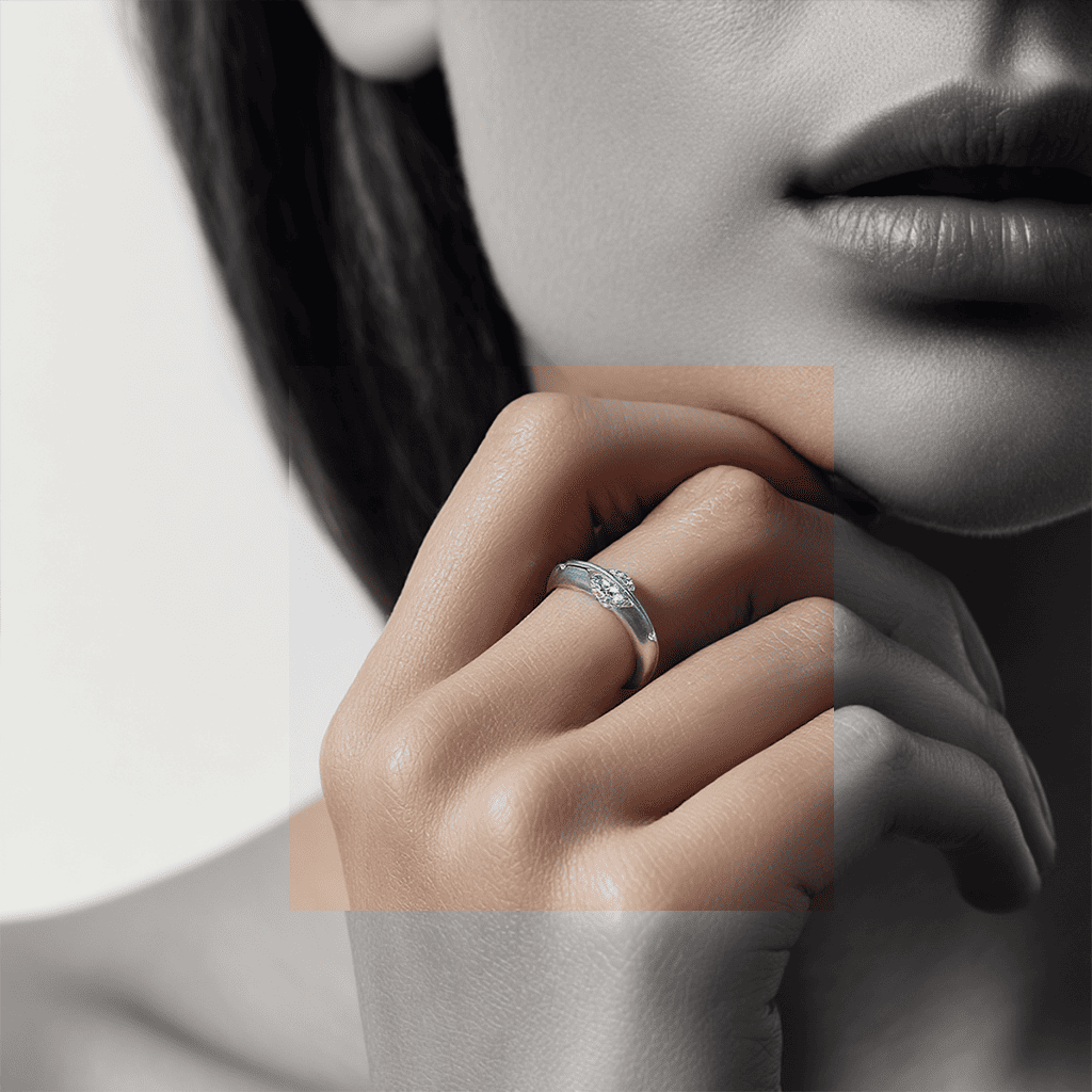 Unisex rotating star ring 925 silver | Adjustable &amp; nickel-free | Brushed or polished | Gift for every day