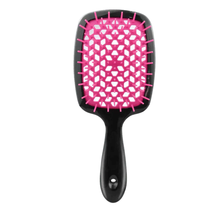 Entwirr-Haarbürste Paddelbürste | Schmerzfrei entknoten + Kopfhautmassage | Anti-statisch gegen Frizz | 5 Farben