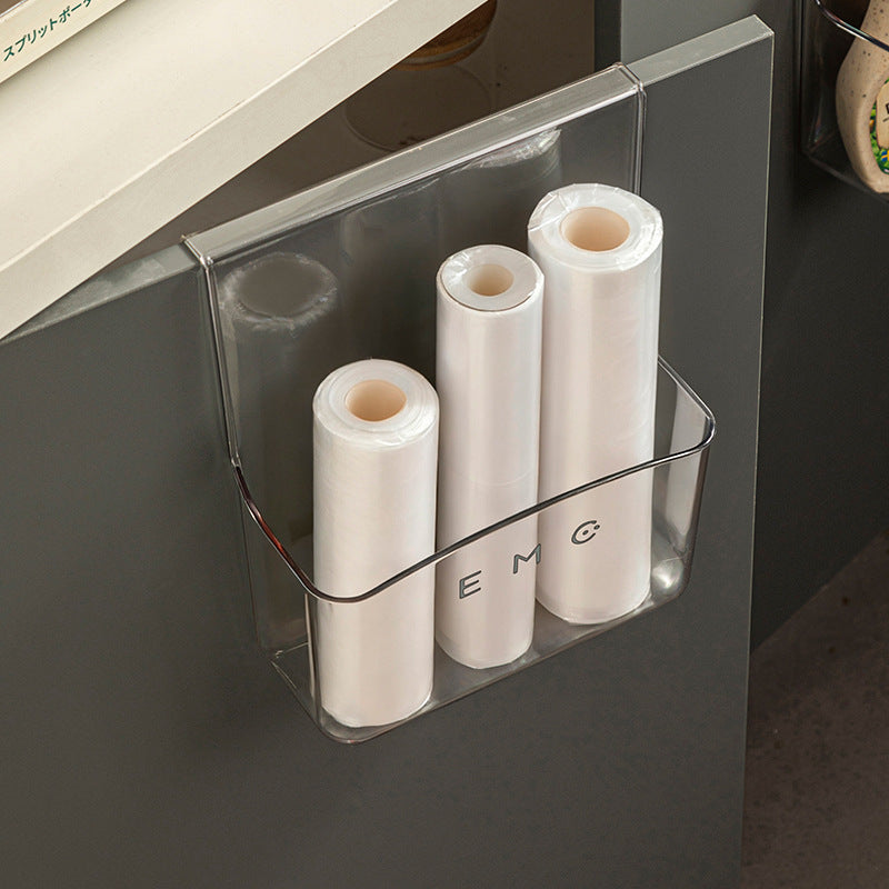 Über-Schranktür Aufbewahrungsbox transparent | Platzsparender Küchen-Organizer zum Einhängen | ClearSpace