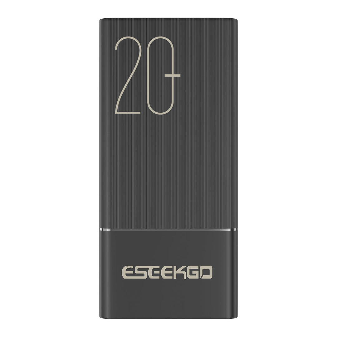Powerbank | 20.000 mAh mit 22,5 W Schnellladung, Digitalanzeige und 3 Anschlüssen