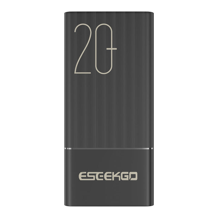 Powerbank | 20.000 mAh mit 22,5 W Schnellladung, Digitalanzeige und 3 Anschlüssen