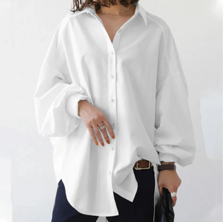Reverina™ – Dámska blúzka s klopami a elegantným strihom