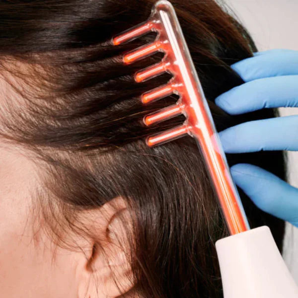 Hochfrequenz Hautpflegegerät mit Argon- &amp; Neon-Aufsätzen | Für Klarere Haut &amp; Verfeinertes Hautbild | Beauty Tool für Zuhause