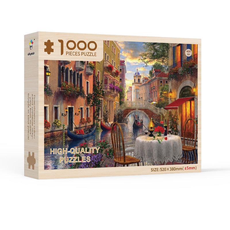 Weihnachts Puzzle Adventskalender mit 1008 Teilen | 24 Tage mit je 42 Puzzleteilen | Wiederverwendbare Boxen und Poster