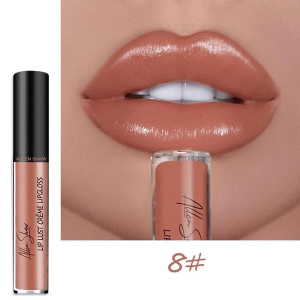 Creme-Lippenstift 12 Farben | Intensive Deckkraft mit pflegendem Finish | Cremige Textur, feuchtigkeitsspendend &amp; langanhaltend