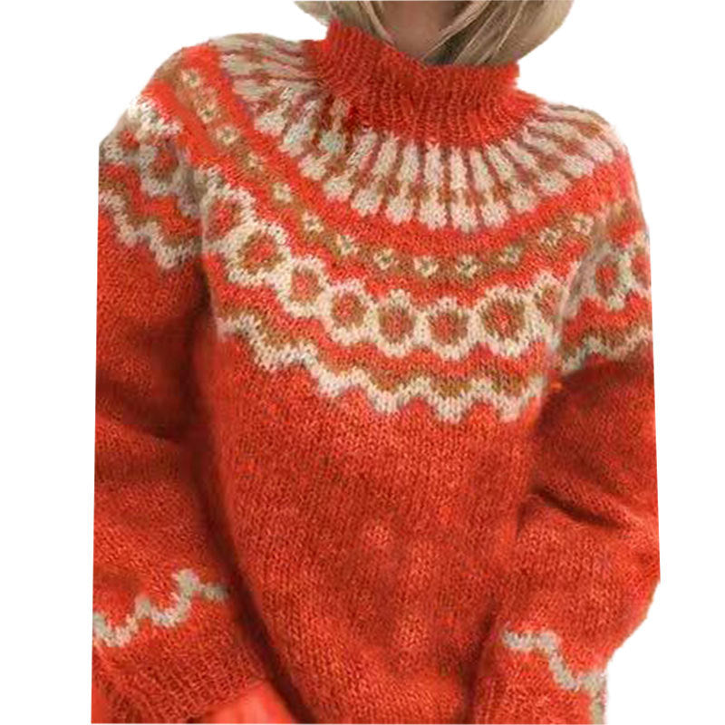 Damen Winterpullover aus Woll-Kaschmir-Mix | Warmer weicher Pullover mit zeitlosem Design für Alltag und kalte Wintertage