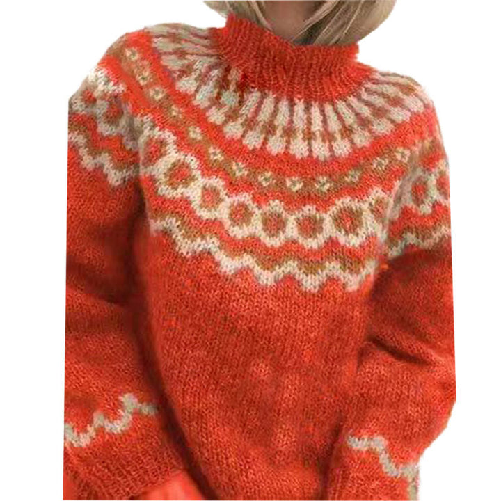 Damen Winterpullover aus Woll-Kaschmir-Mix | Warmer weicher Pullover mit zeitlosem Design für Alltag und kalte Wintertage