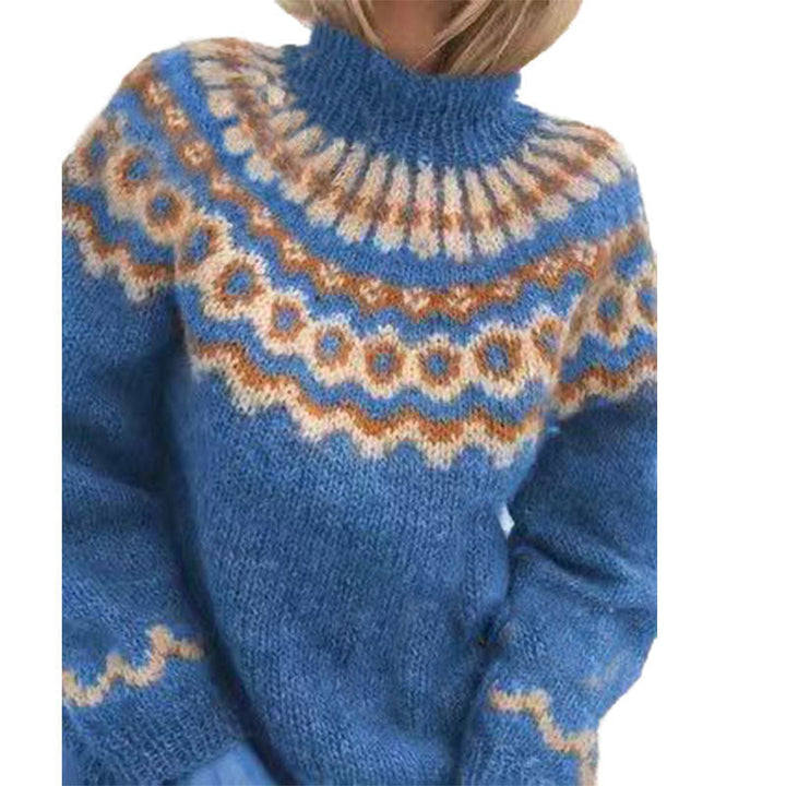 Damen Winterpullover aus Woll-Kaschmir-Mix | Warmer weicher Pullover mit zeitlosem Design für Alltag und kalte Wintertage