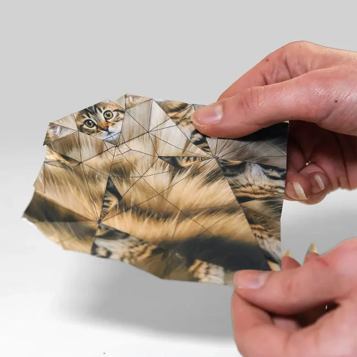Origami-Katzen-Set aus FSC-Papier | DIY-Bastelset für Katzenfiguren | Kreative Deko &amp; Geschenkidee