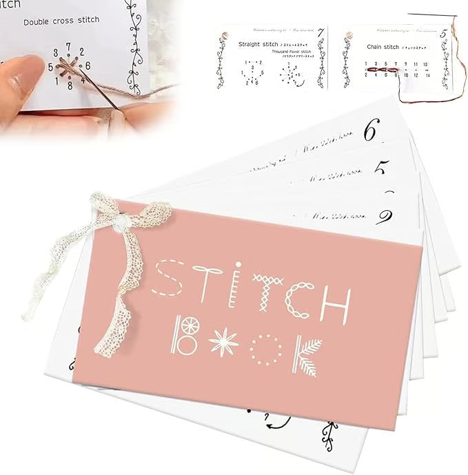 Mini ompelukirja ”Stitchery” matkailuompelusetti | Kaikki yhdessä ompelupakkaus kirjan muodossa | Neulat, langat, napit &amp; työkalut | Kompakti laukkuun/matkalaukkuun