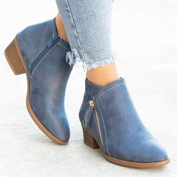 Mikka™ Bottes stylées en cuir de haute qualité