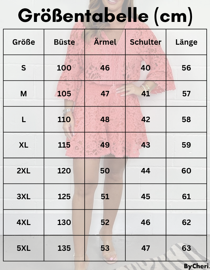 Damen 2-teiliges Set mit V-Ausschnitt &amp; Spitze | Tunika + Hose, atmungsaktiv &amp; bequem | Figurbetont ohne Einengen | Elegant für Events