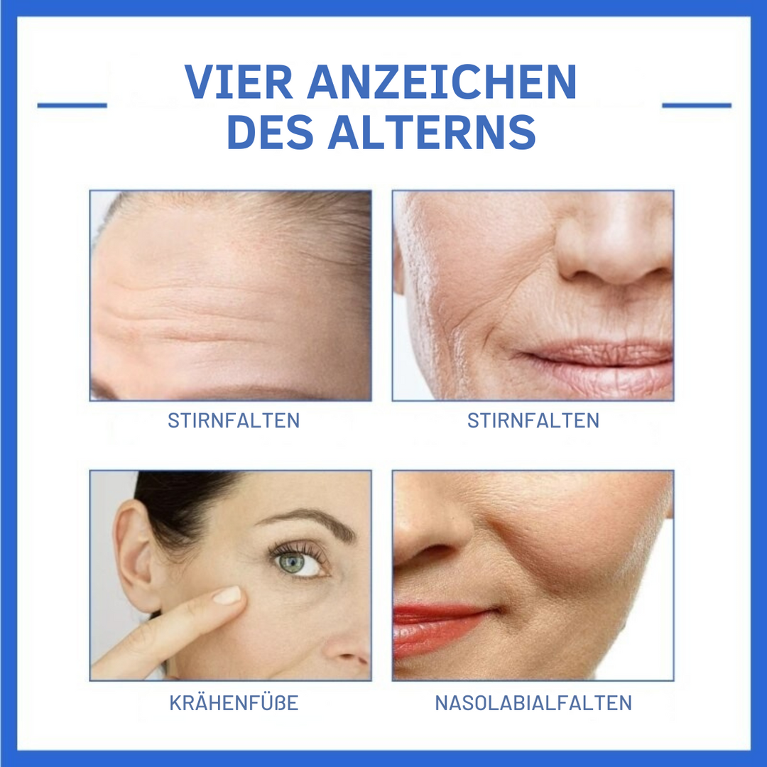 Siero viso anti-età con acido ialuronico e ceramidi | Rassodante, levigante e idratante | Vitamin C Glow, 30 ml