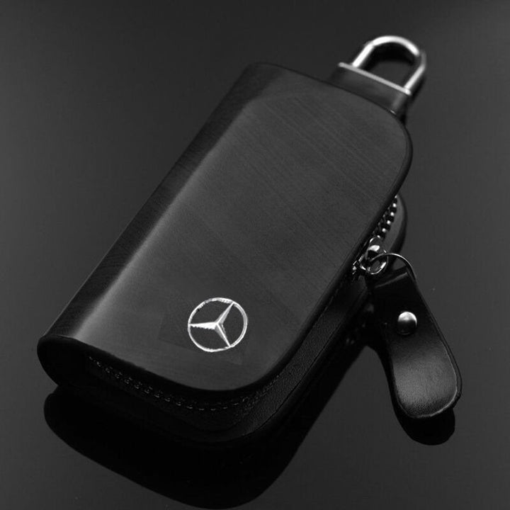 RFID-Schutztasche | Signalblocker für Autoschlüssel mit Doppelkammer gegen Keyless-Relay, 14 × 10 cm