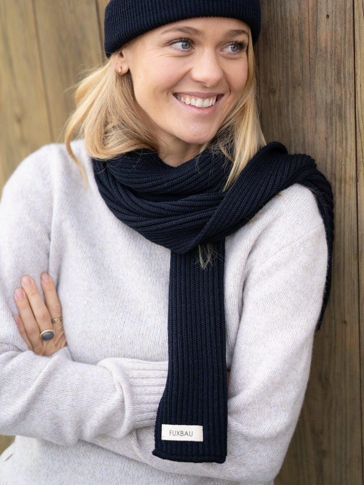 Merino Schal | Weicher Schal aus feiner Schurwolle für Winter, Sport und Alltag