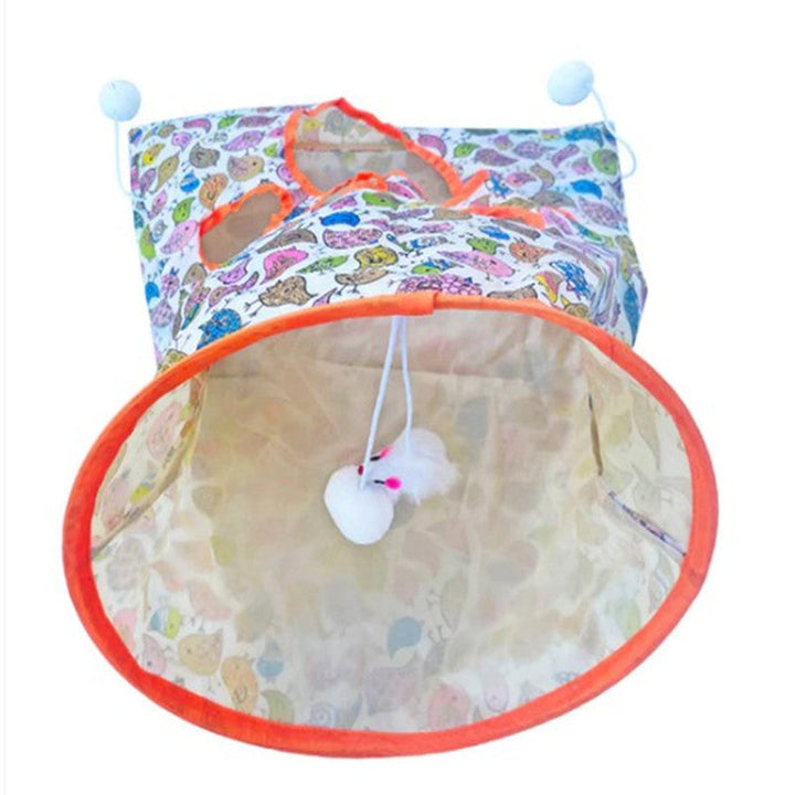 Divertimento infinito Borsa tunnel portatile per gatti