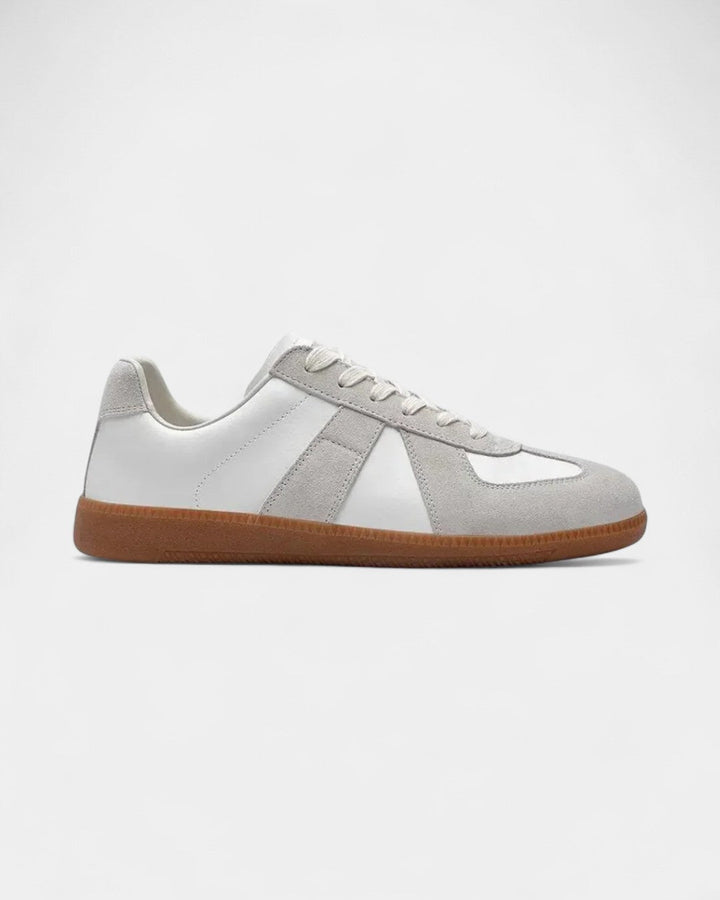Herren Sneaker | Klassische Low-Top-Schuhe im Retro-Stil mit gepolsterter Innensohle und rutschfester Laufsohle für den Alltag