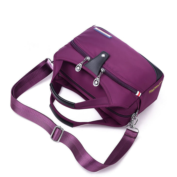 Damen Umhängetasche | Diebstahlsichere wasserabweisende Tasche mit mehreren Fächern