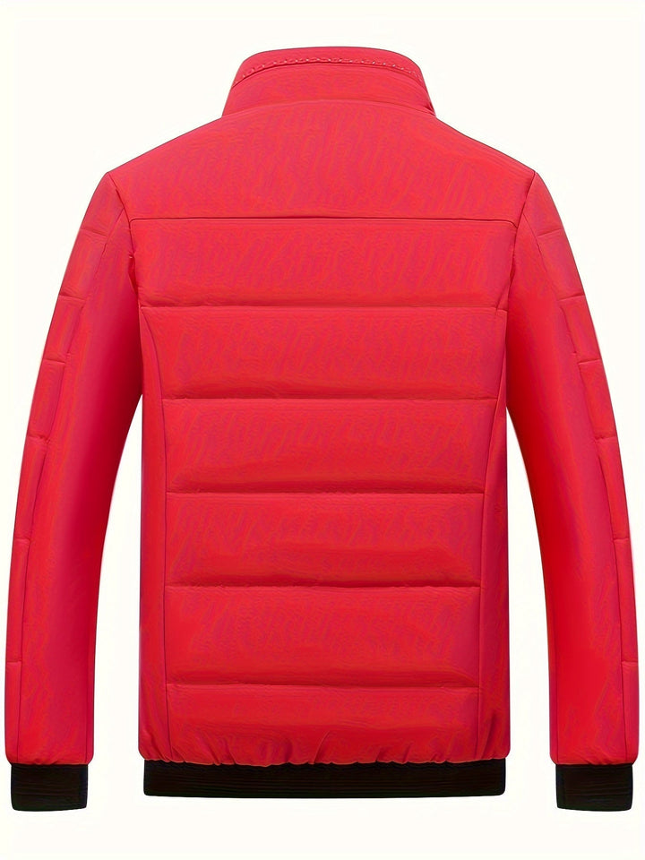 Herren Steppjacke | Gefütterte Übergangsjacke mit praktischen Taschen für Alltag, Freizeit und kühle Tage