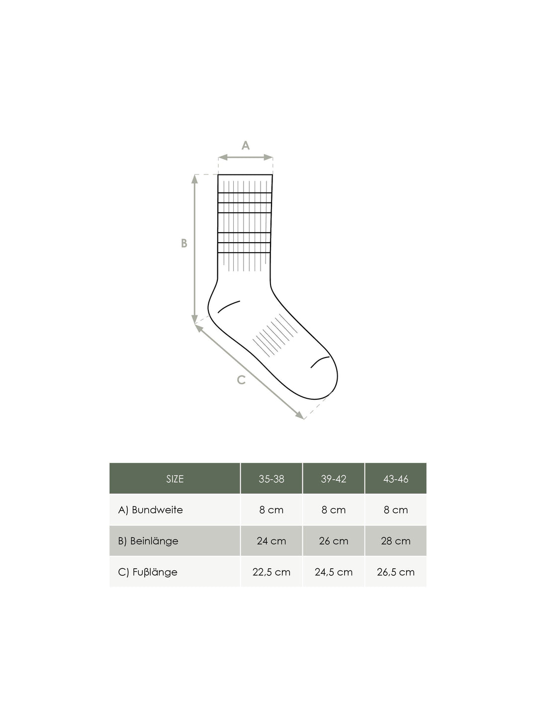 Tennissocken | Retro-Socken aus Biobaumwolle mit sportlichem Streifenlook