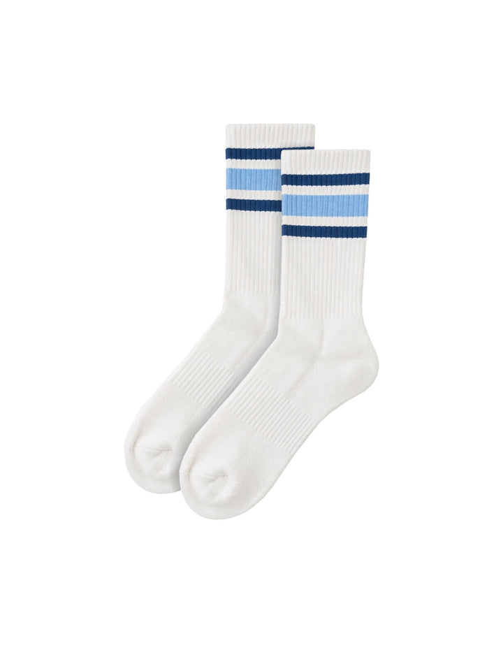 Tennissocken | Retro-Socken aus Biobaumwolle mit sportlichem Streifenlook