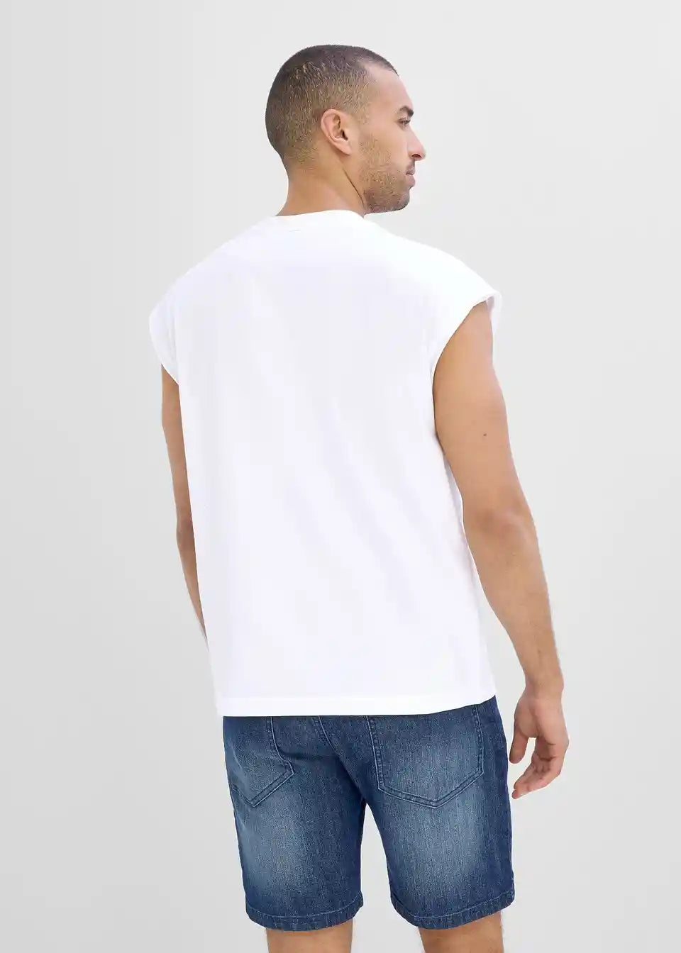 Herren Muskelshirt mit Grafik-Print | Ärmelloses T-Shirt mit Rundhalsausschnitt | Leichtes Freizeitshirt für Sommer &amp; Sport