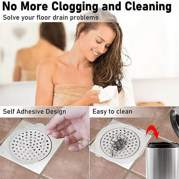 CleanFlow – Adesivi usa e getta per scarichi a pavimento