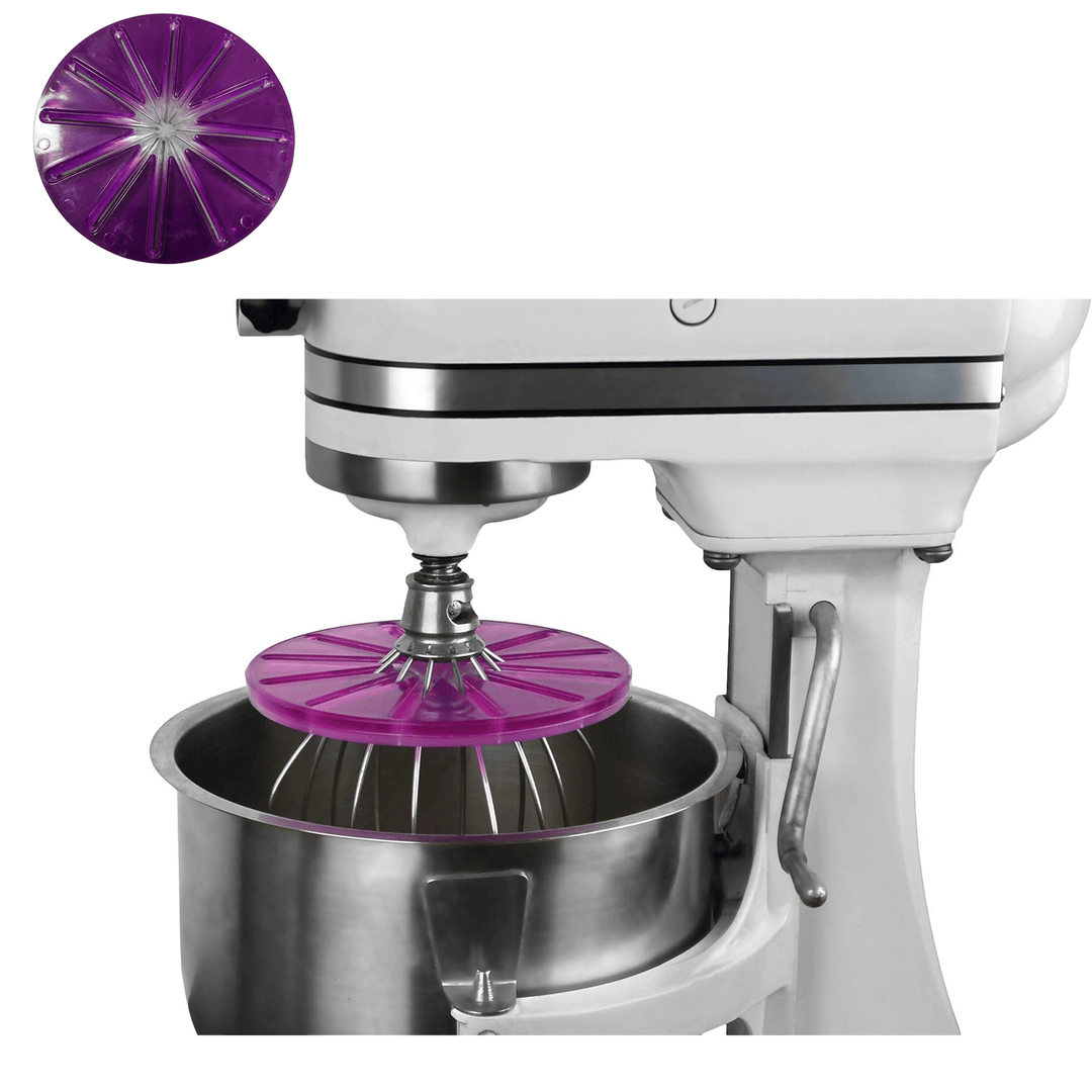 Whisk Cleaner for KitchenAid 6-Wire | Remove Dough Residue in Seconds | Splash Guard Holder | For 4.5–5 qt Tilt-Head &amp; Lift Bowl