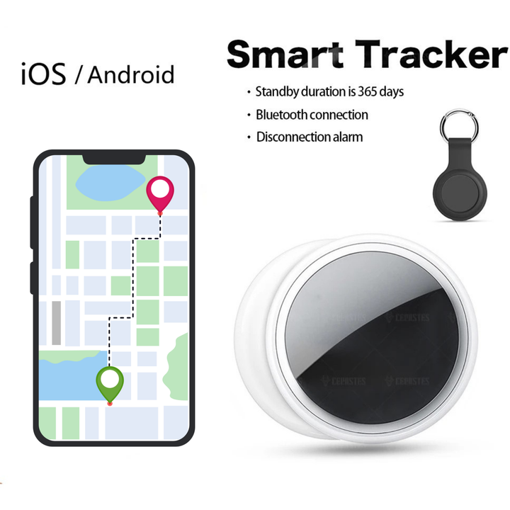 Bluetooth Haustier Tracker | Kabelloser Tierfinder mit App, Trennungsalarm, Tonsignal und Standortanzeige für Hunde und Katzen
